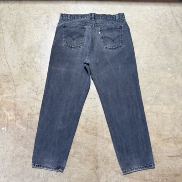 Vintage 90s Levi’s White Tab Taper Fit Made USA Denim Jeans 36 X 30 Stone Wash - Picture 2 of 12